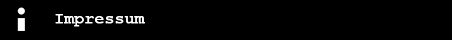 Impressum